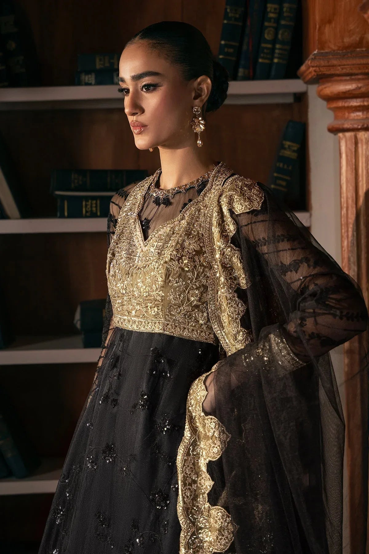 Mina Kashif | Emilie Formals | Opallene - Aqsa Fabrics