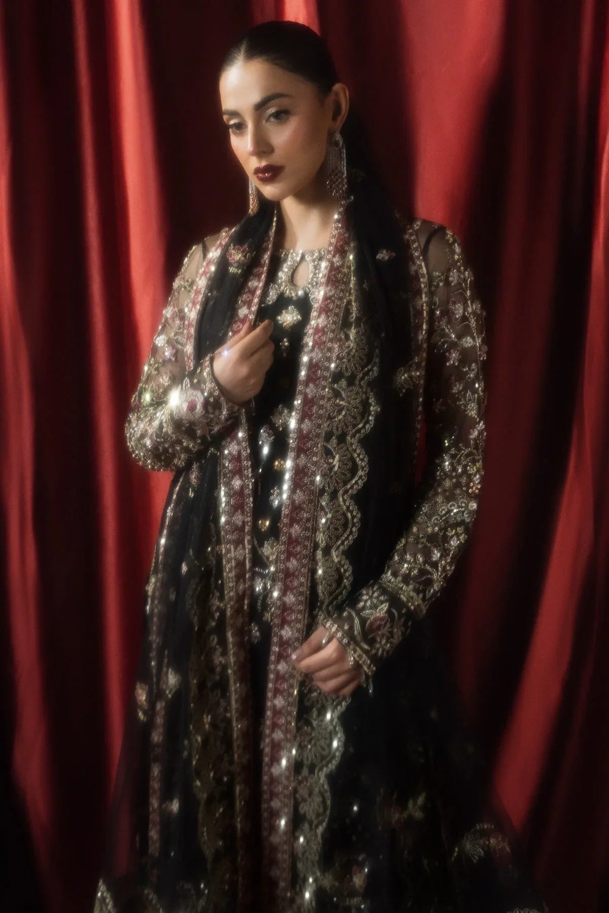 Mina Kashif | Kahani Formals | Sharjeena - Aqsa Fabrics