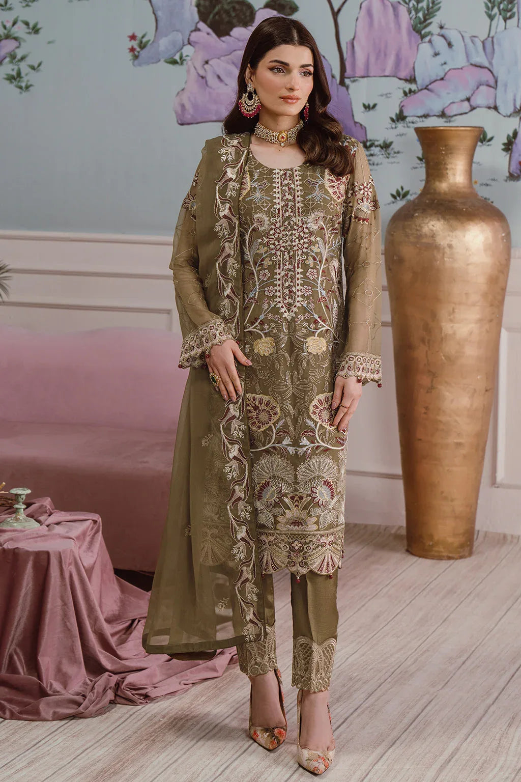 Ramsha | Ramsha Collection | F-2510 - Aqsa Fabrics