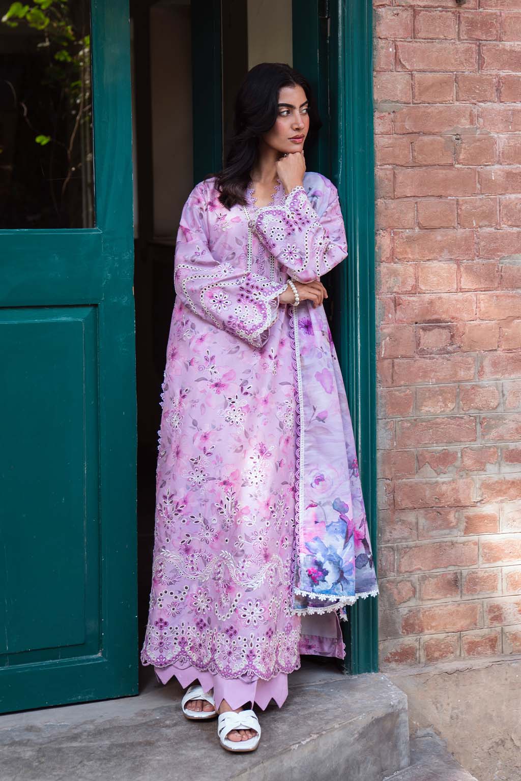 Neeshay | Summer Lines Printkari 25 | WISTERIA - Aqsa Fabrics