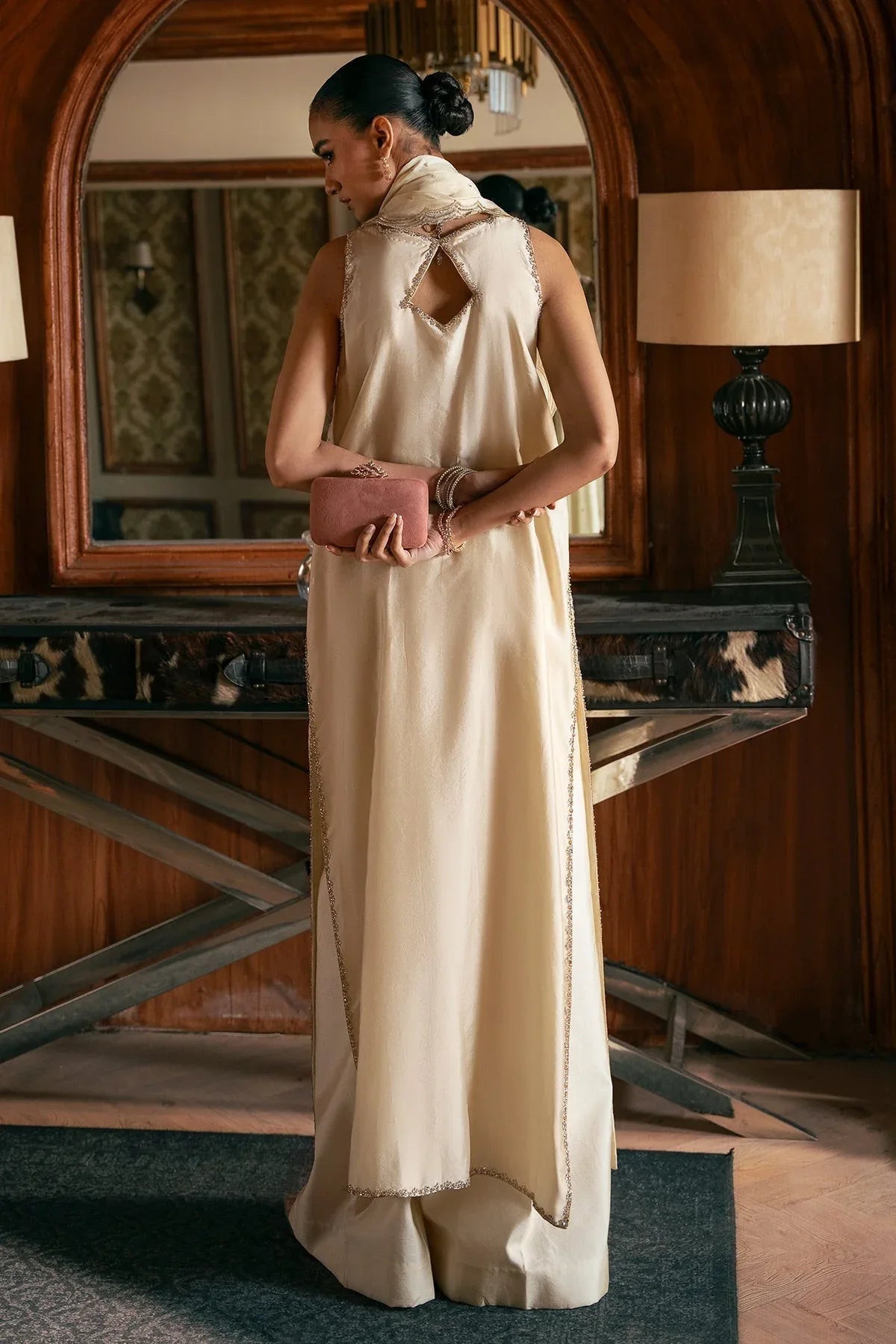 Mina Kashif | Emilie Formals | Rosia - Aqsa Fabrics