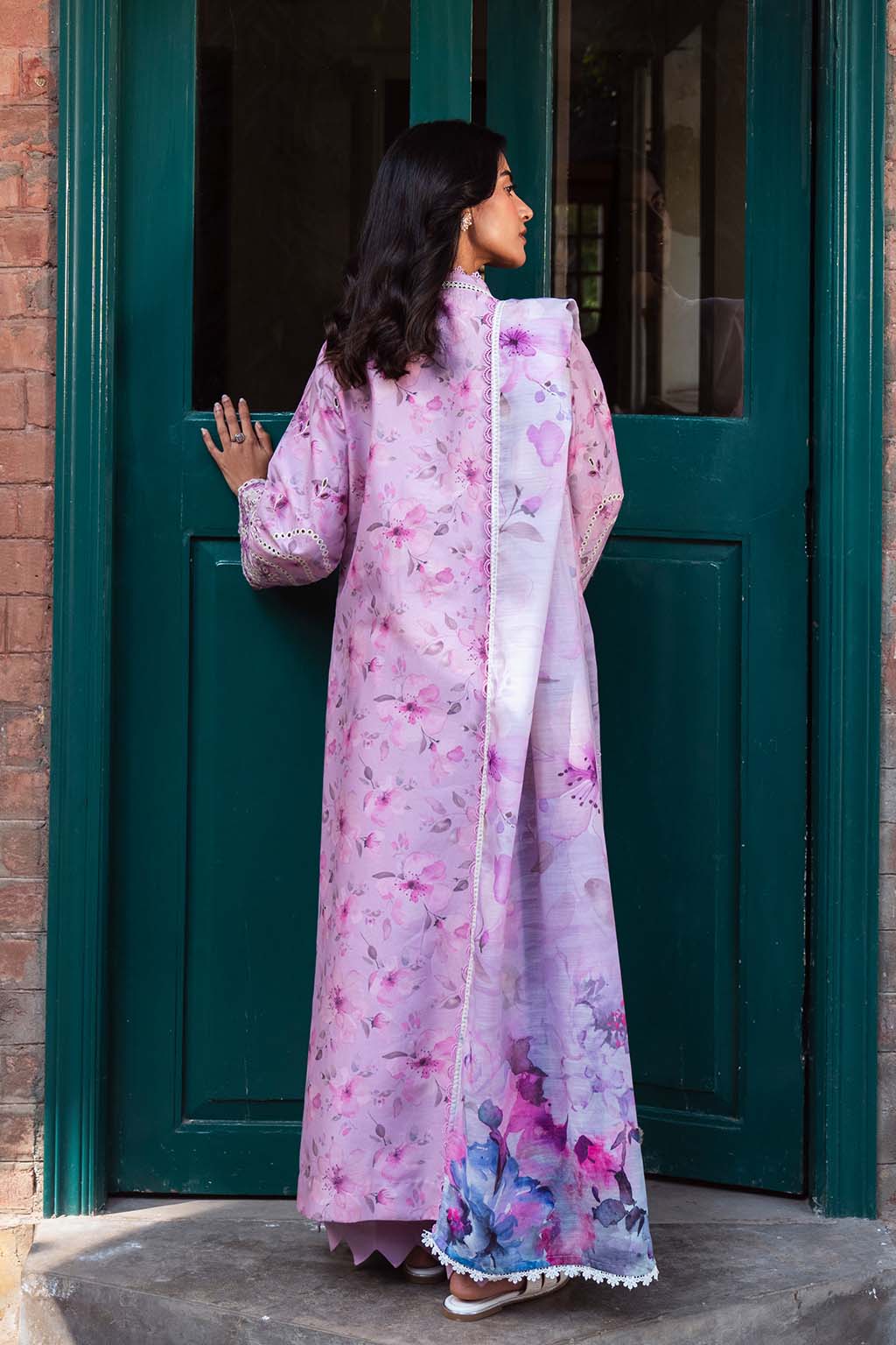 Neeshay | Summer Lines Printkari 25 | WISTERIA - Aqsa Fabrics
