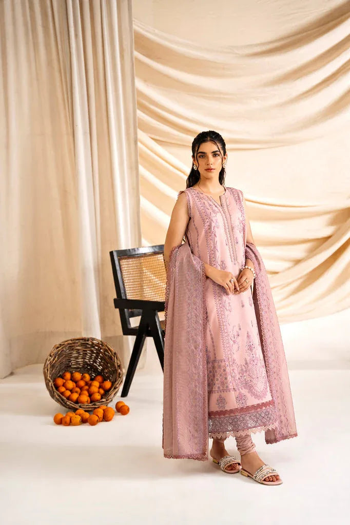 Florent | Festive Lawn 24 | FLF - 2B - Aqsa Fabrics