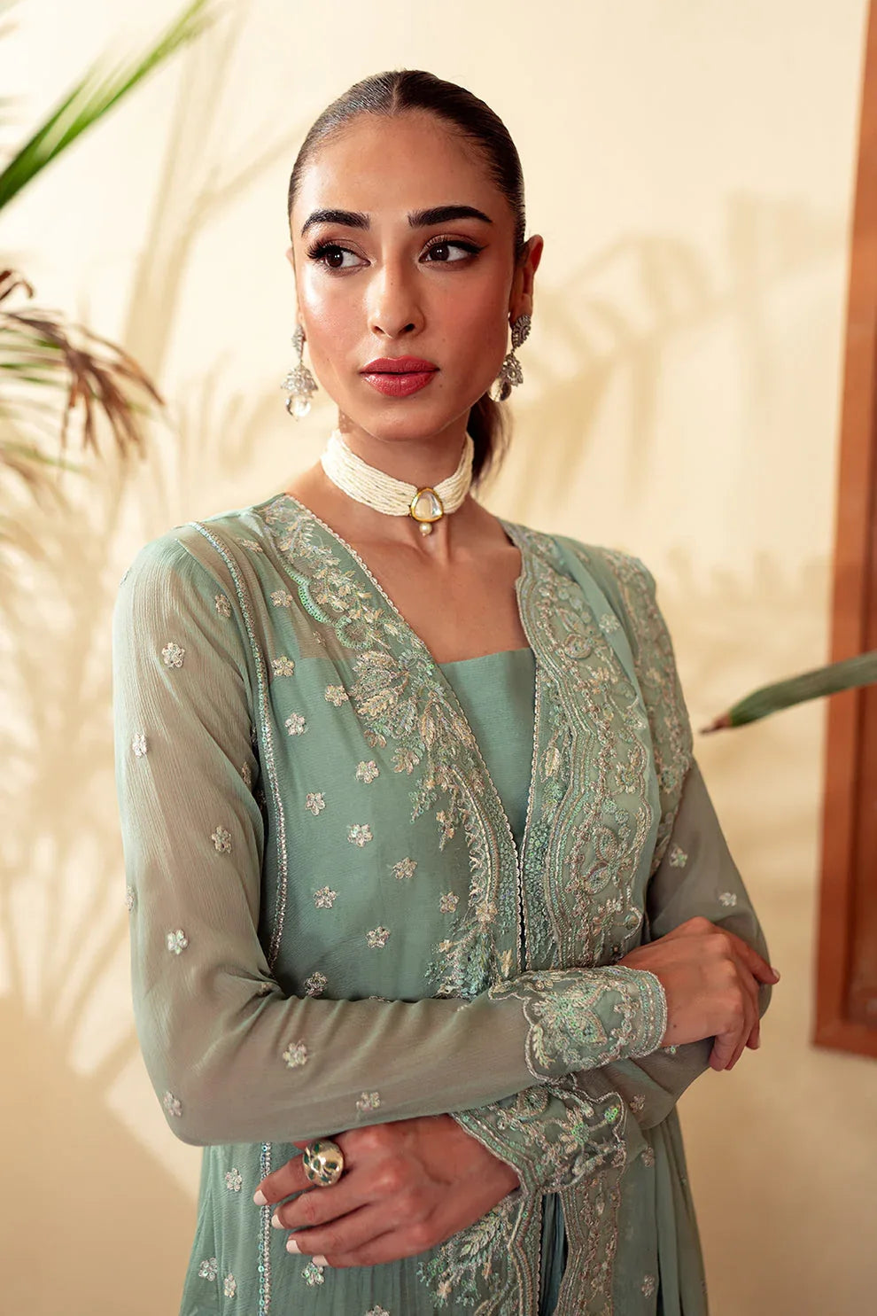 Neeshay | Dastaan Luxury Chiffon | Heer - Aqsa Fabrics