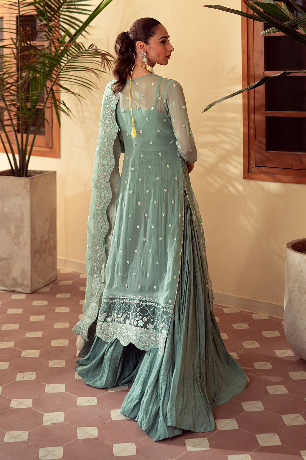 Neeshay | Dastaan Luxury Chiffon | Heer - Aqsa Fabrics