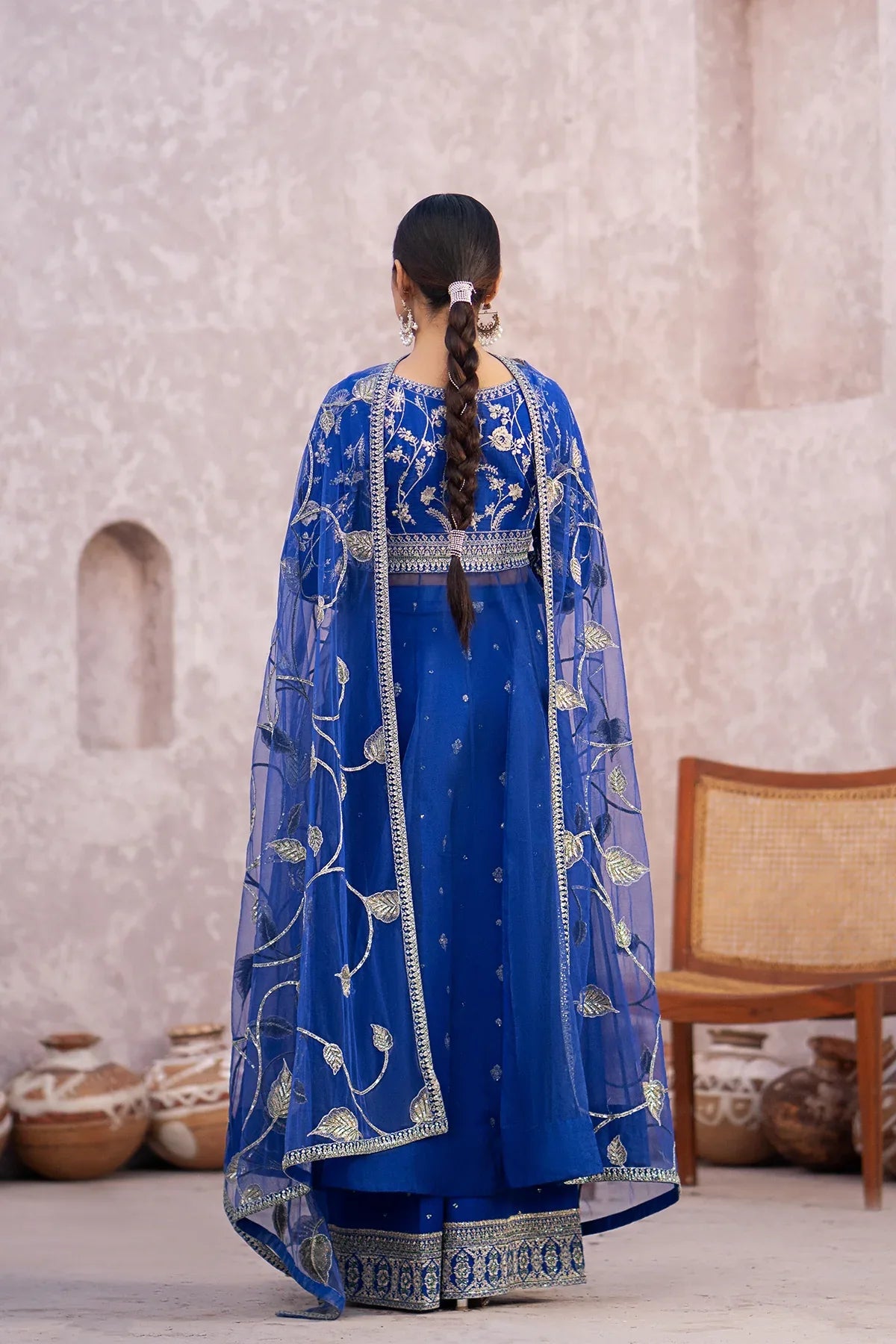 Erum Khan | Sakhiyan Formals | NARGIS - Aqsa Fabrics