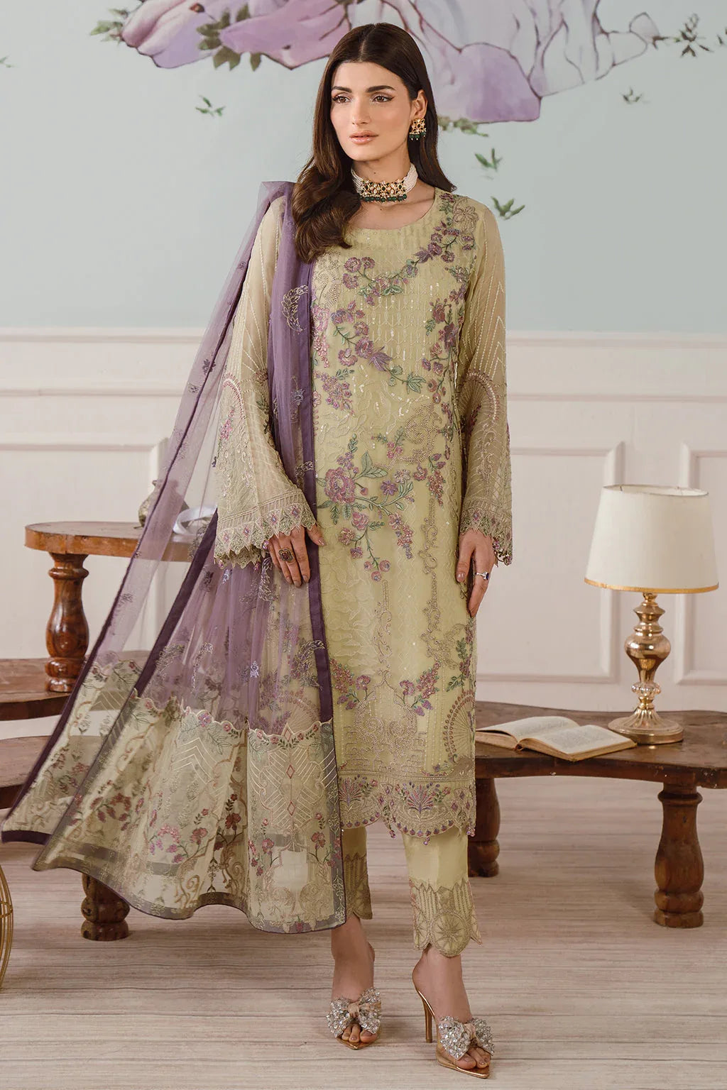 Ramsha | Ramsha Collection | F-2512 - Aqsa Fabrics