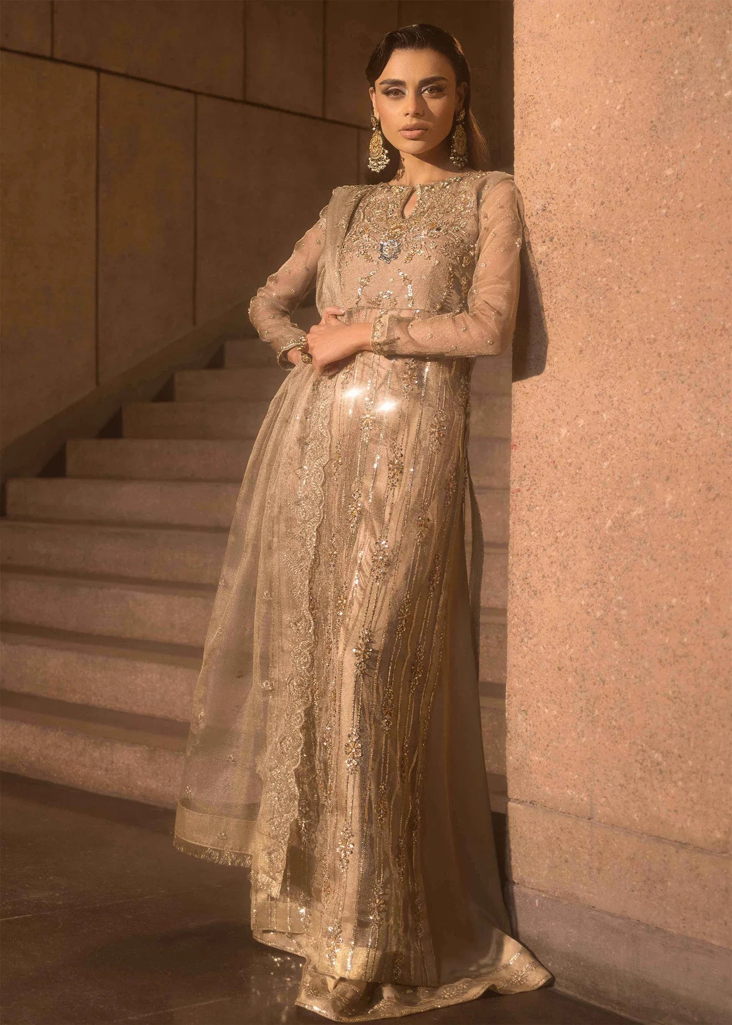 Mahum Asad | Dream a Little Dream of Me | Shimmer - Aqsa Fabrics