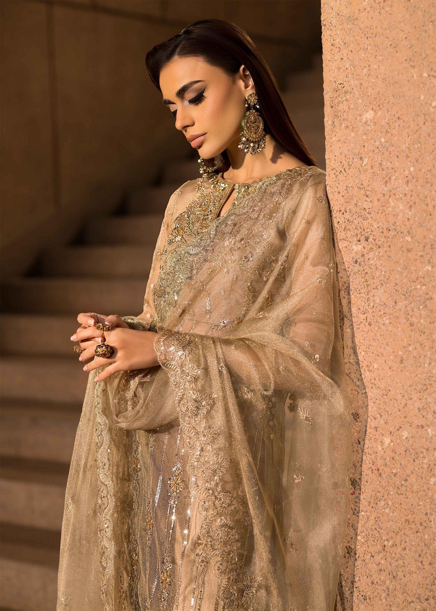 Mahum Asad | Dream a Little Dream of Me | Shimmer - Aqsa Fabrics
