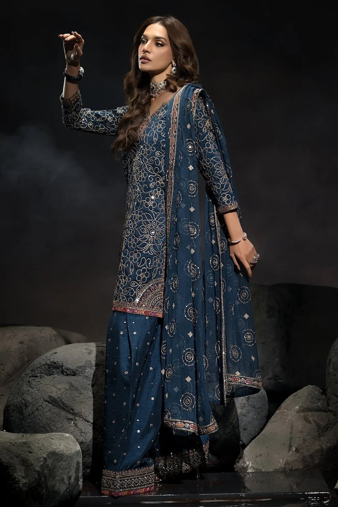 Charizma | Statement Dresses | CMA-4-118 - Aqsa Fabrics