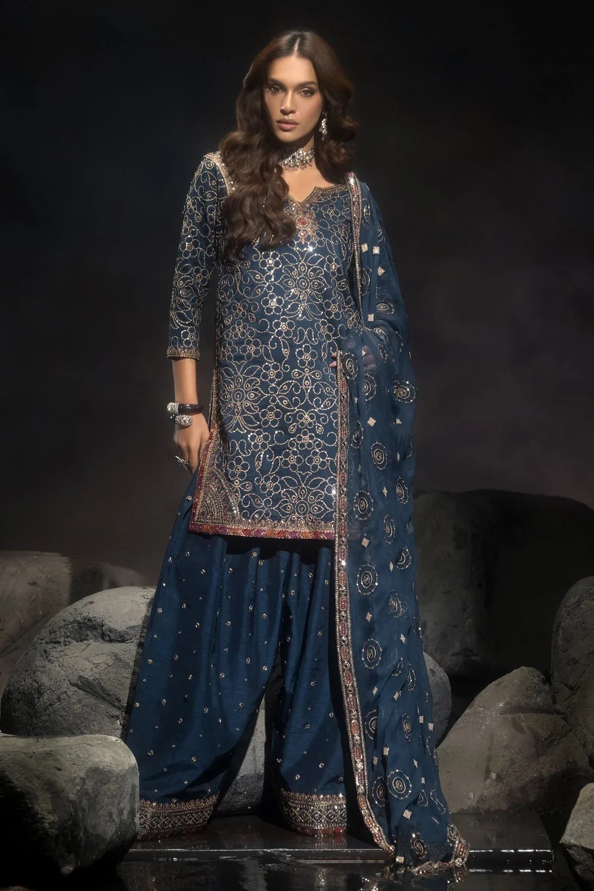 Charizma | Statement Dresses | CMA-4-118 - Aqsa Fabrics