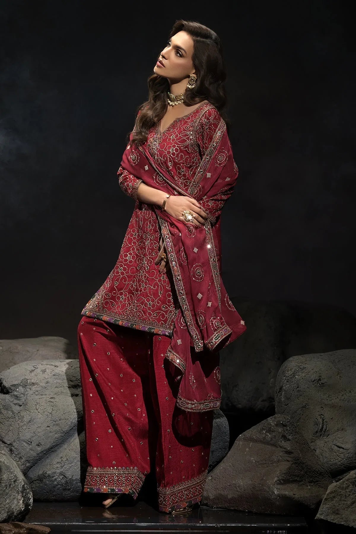 Charizma | Statement Dresses | CMA-4-117 - Aqsa Fabrics