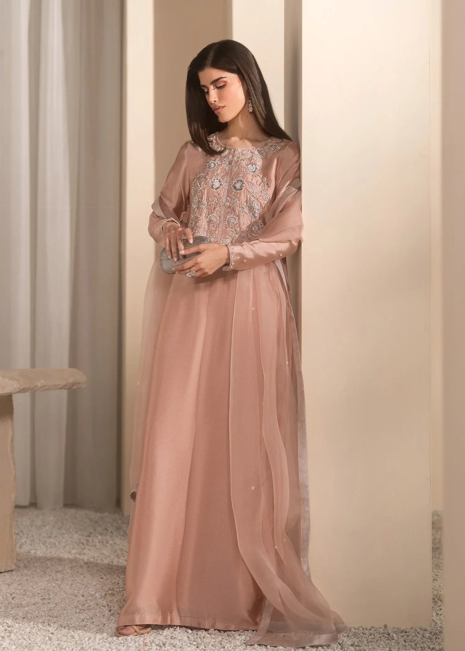 Mahum Asad | Breaking the Bar | Bare Blush - Aqsa Fabrics