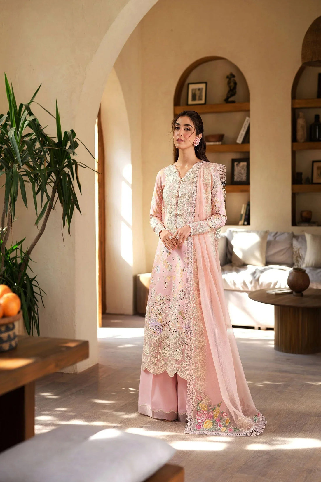 Maryam Hussain | Luxury Lawn 25 | Dimple - Aqsa Fabrics