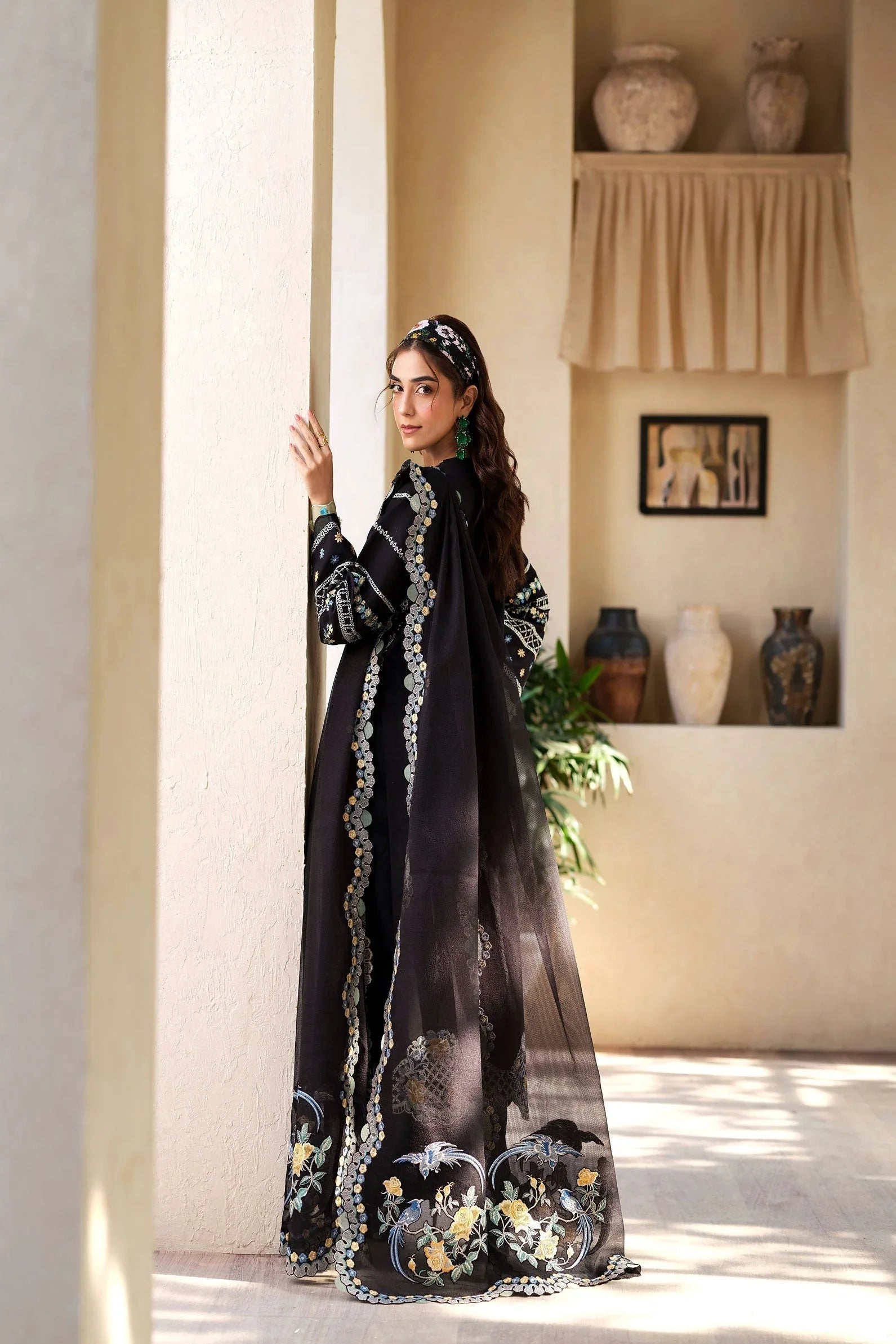 Maryam Hussain | Luxury Lawn 25 | Dawn - Aqsa Fabrics