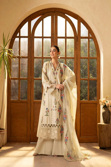 Maryam Hussain | Luxury Lawn 25 | Mint - Aqsa Fabrics
