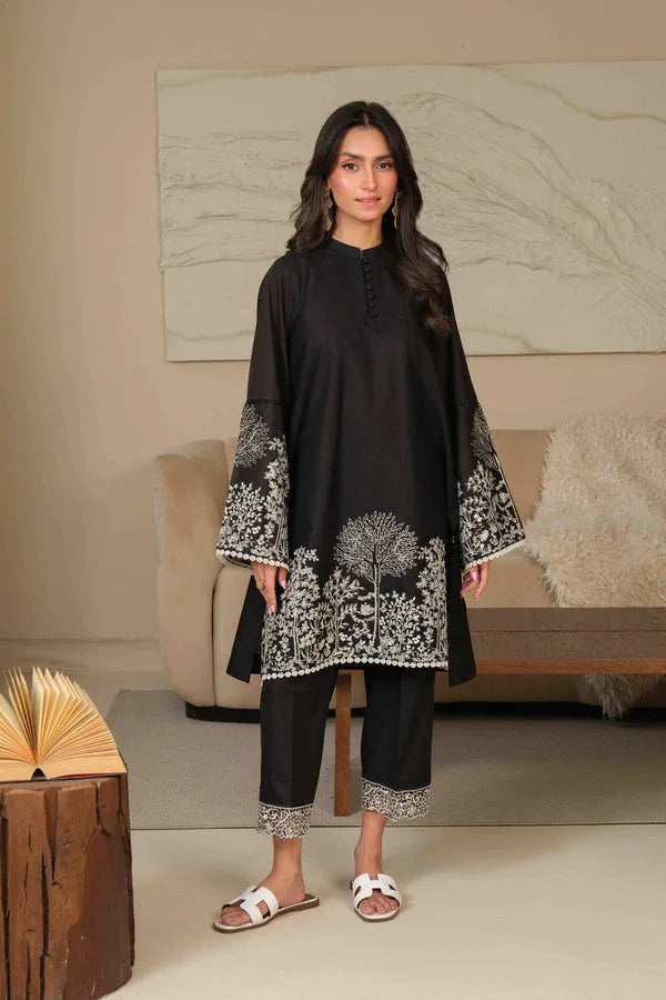 Noor by Saadia Asad | Noor Pret 25 | D1 - Midnight Charm - Aqsa Fabrics