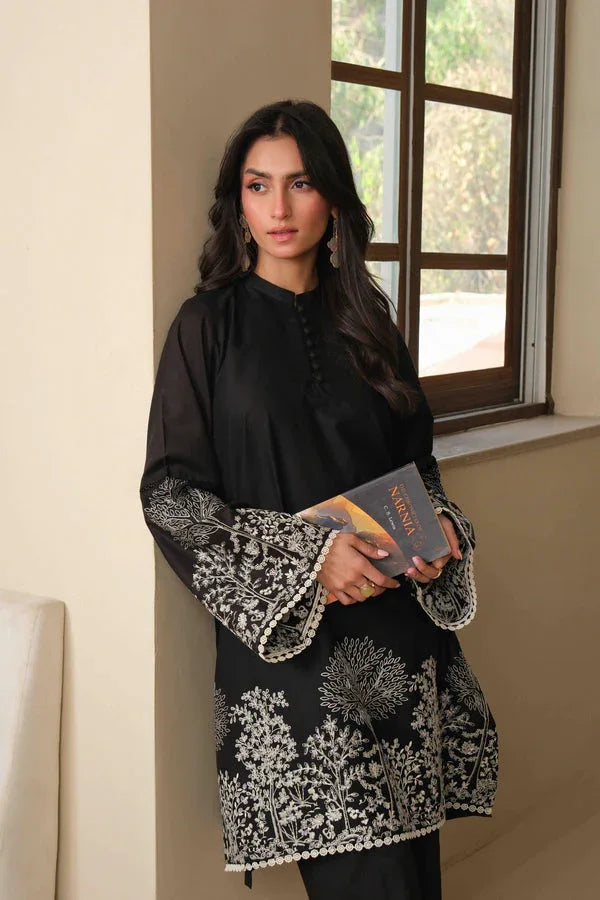 Noor by Saadia Asad | Noor Pret 25 | D1 - Midnight Charm - Aqsa Fabrics