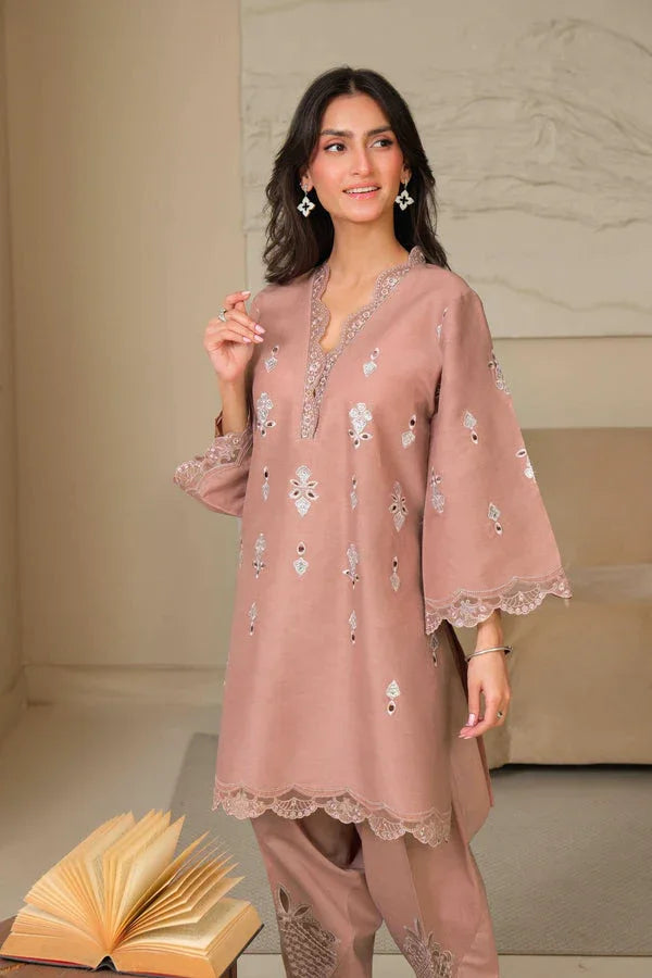 Noor by Saadia Asad | Noor Pret 25 | D8 - Pink Whim - Aqsa Fabrics