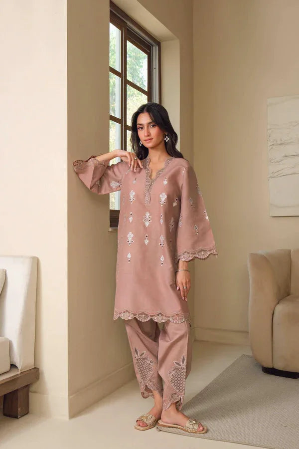 Noor by Saadia Asad | Noor Pret 25 | D8 - Pink Whim - Aqsa Fabrics