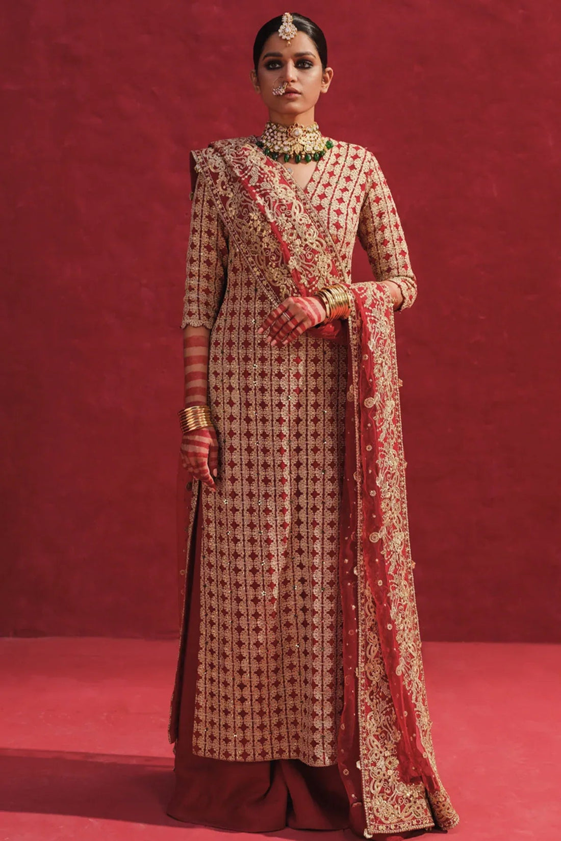 Erum Khan | Laal Rang | NIGAAR - Aqsa Fabrics