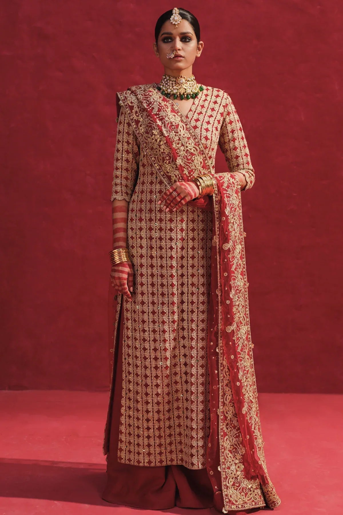 Erum Khan | Laal Rang | NIGAAR - Aqsa Fabrics