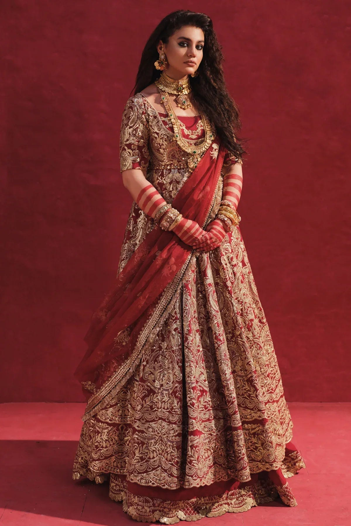 Erum Khan | Laal Rang | NOOR JAHAN - Aqsa Fabrics