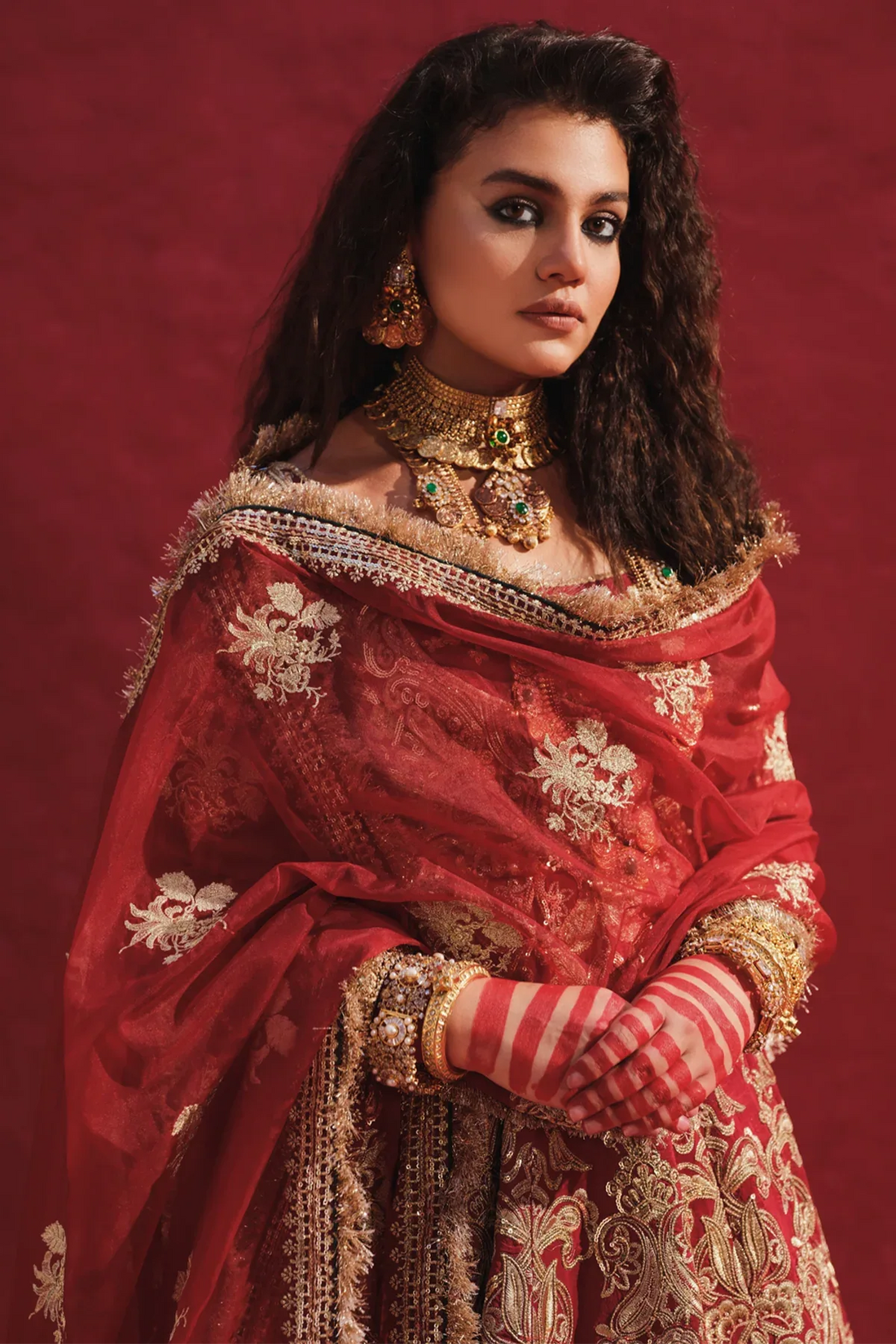 Erum Khan | Laal Rang | NOOR JAHAN - Aqsa Fabrics