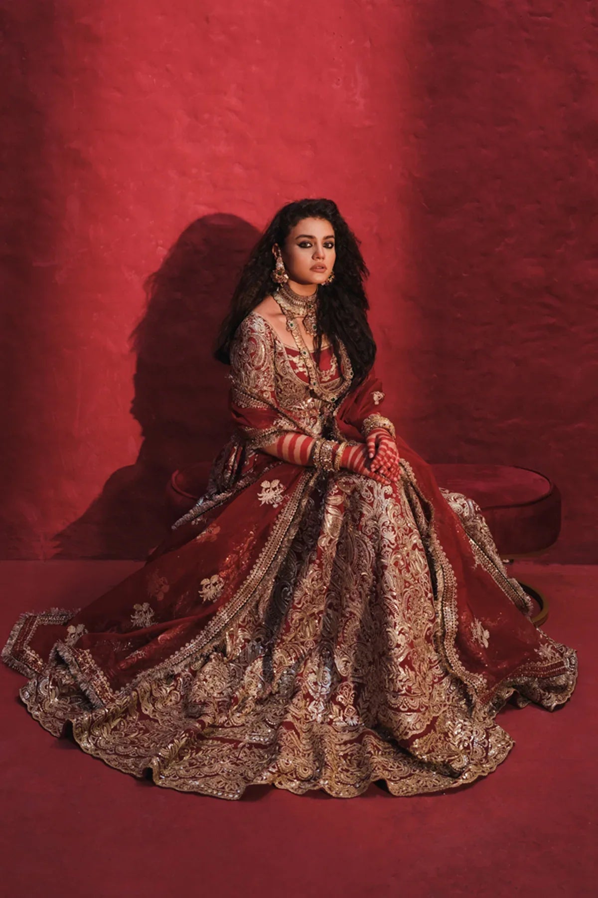 Erum Khan | Laal Rang | NOOR JAHAN - Aqsa Fabrics