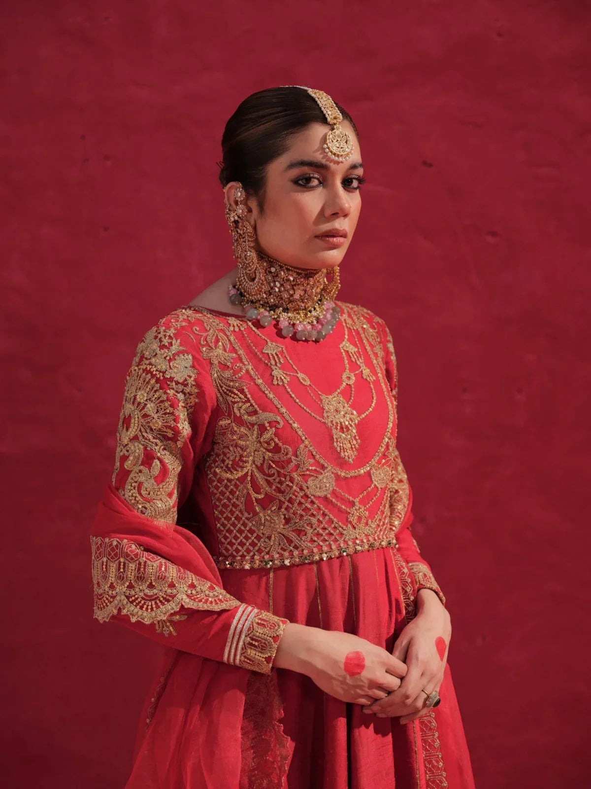 Erum Khan | Laal Rang | BABRA - Aqsa Fabrics