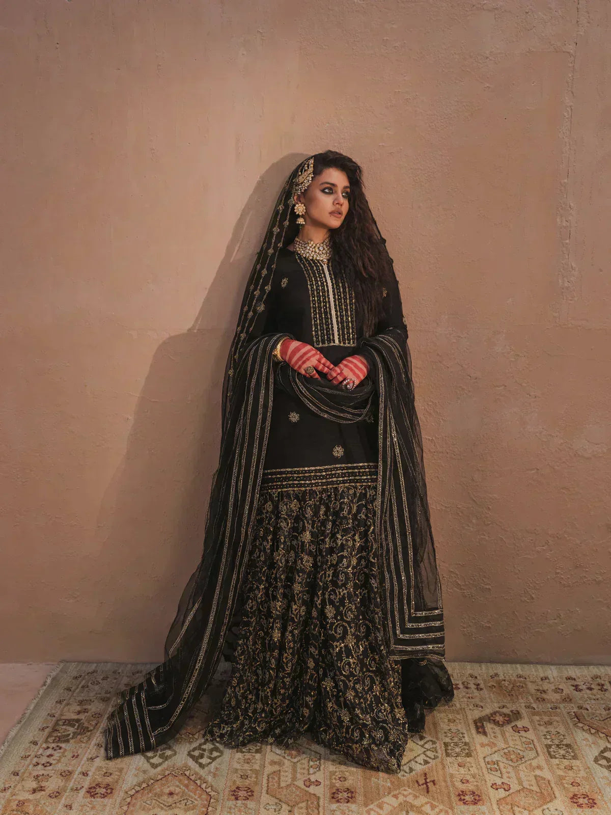 Erum Khan | Shab Siyah 23 | Noor - Aqsa Fabrics