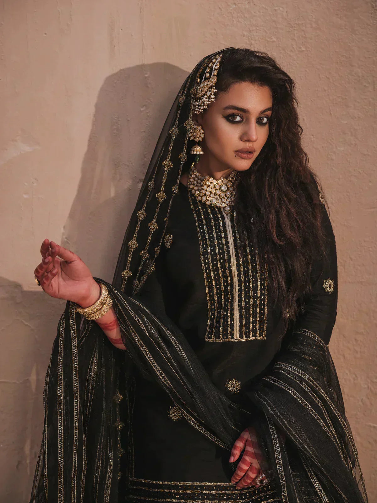 Erum Khan | Shab Siyah 23 | Noor - Aqsa Fabrics