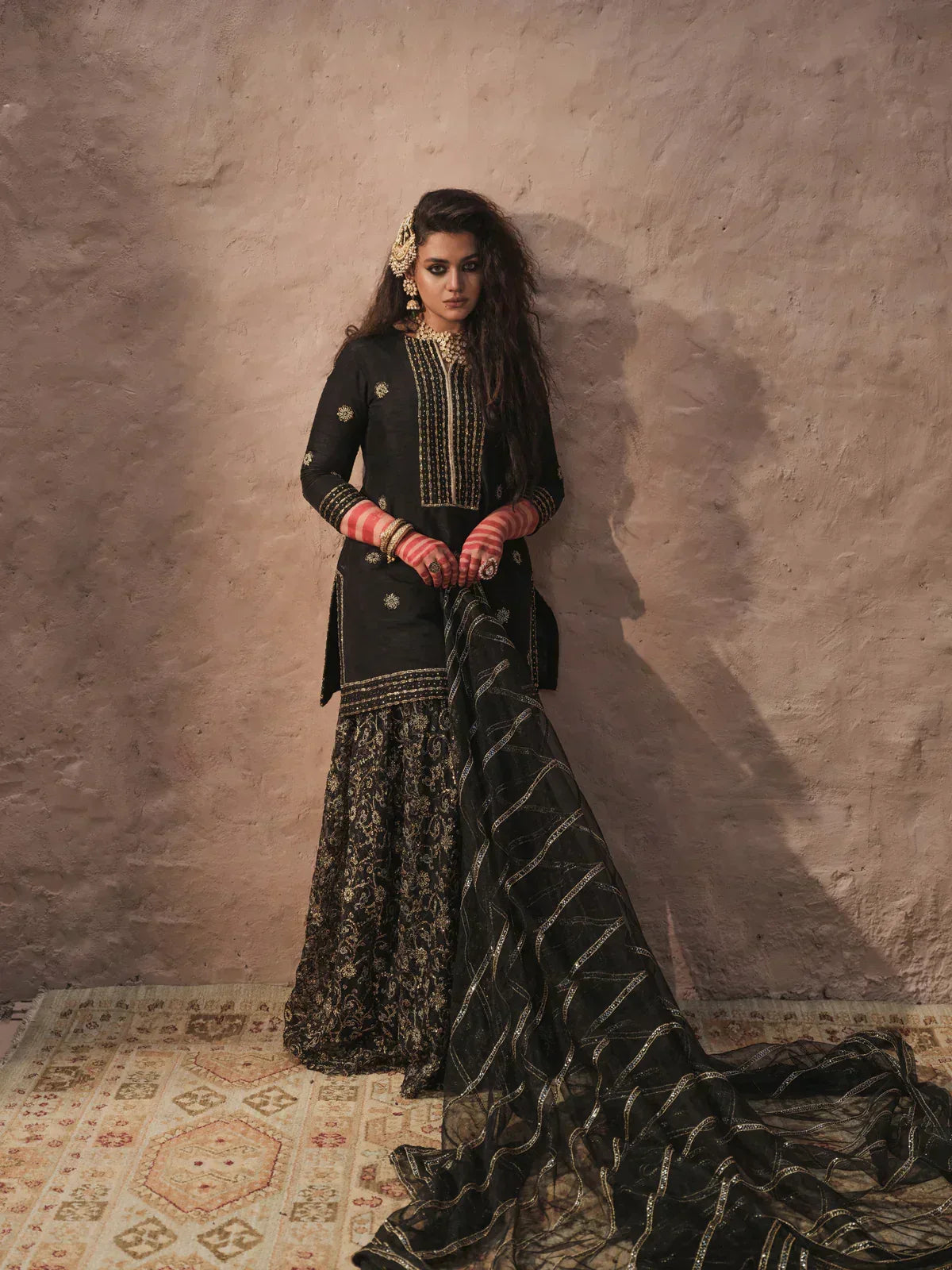 Erum Khan | Shab Siyah 23 | Noor - Aqsa Fabrics
