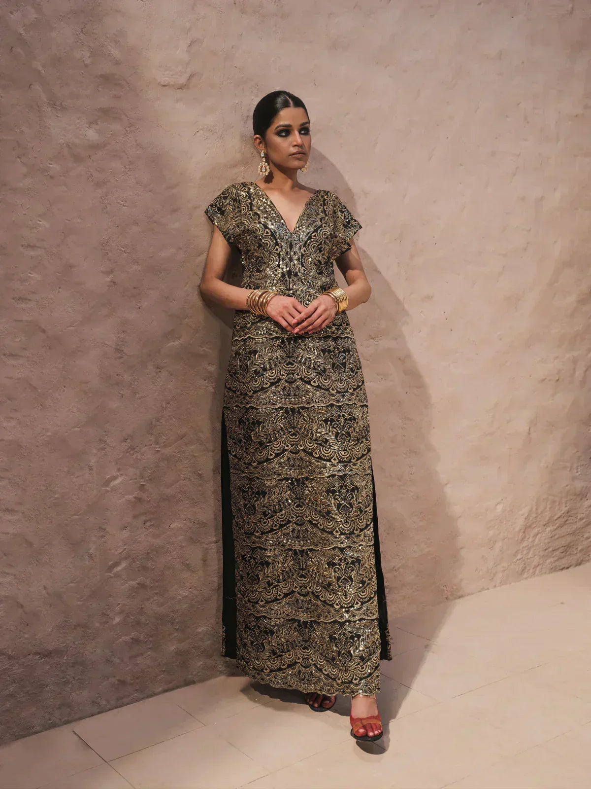Erum Khan | Shab Siyah 23 | Seraab - Aqsa Fabrics