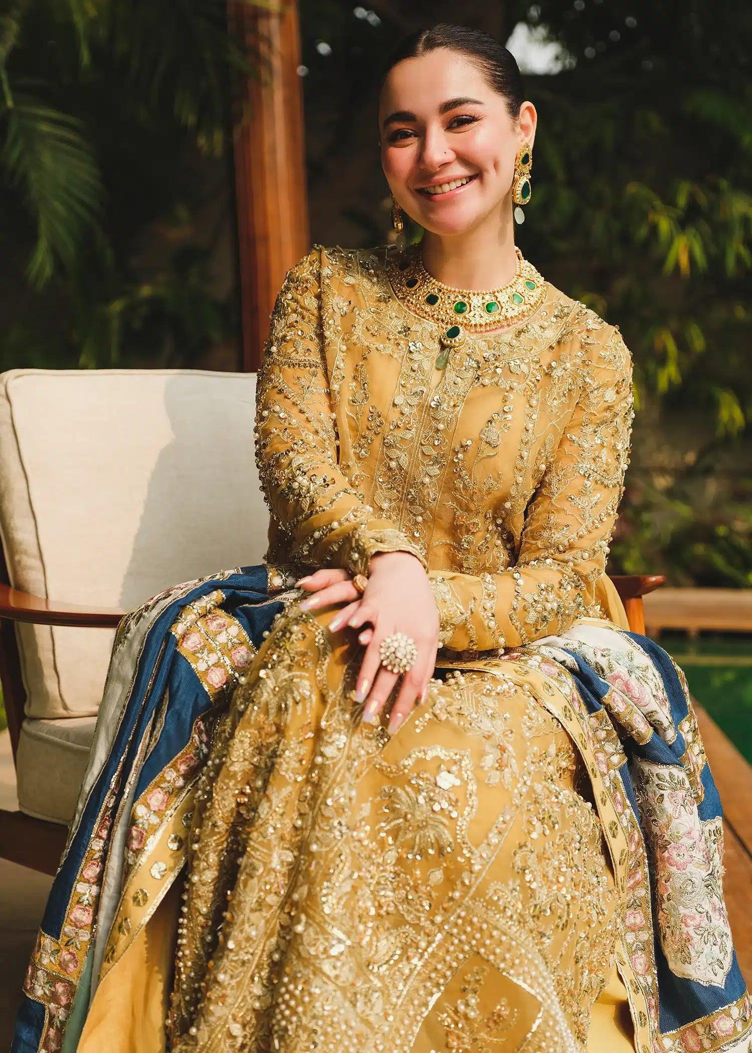 Saira Shakira | Wedding Collection 24 | Marigold - Aqsa Fabrics
