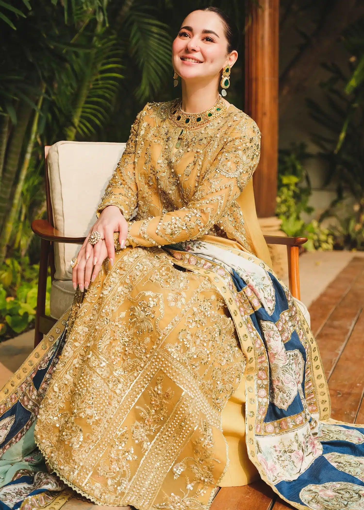 Saira Shakira | Wedding Collection 24 | Marigold - Aqsa Fabrics