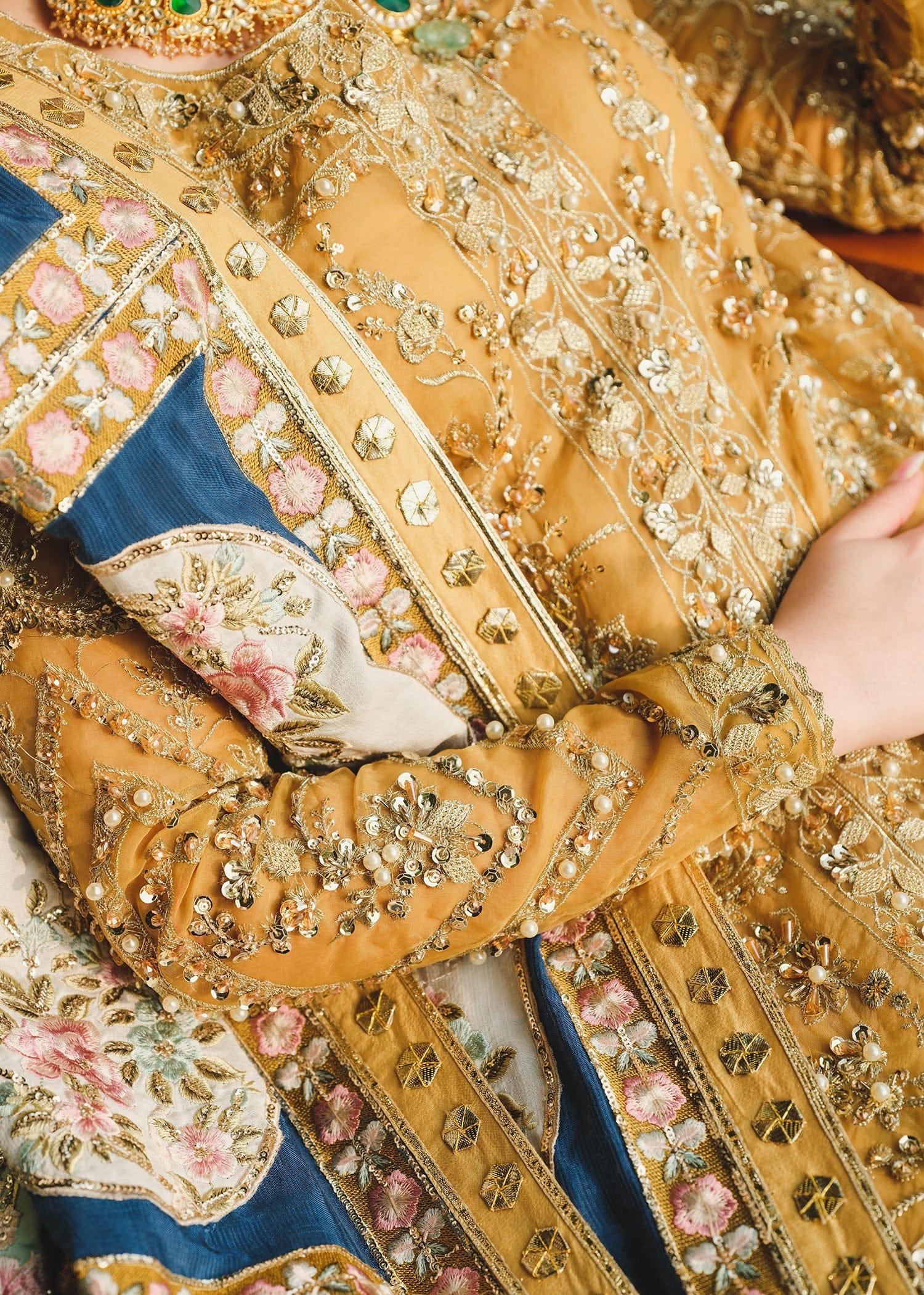 Saira Shakira | Wedding Collection 24 | Marigold - Aqsa Fabrics