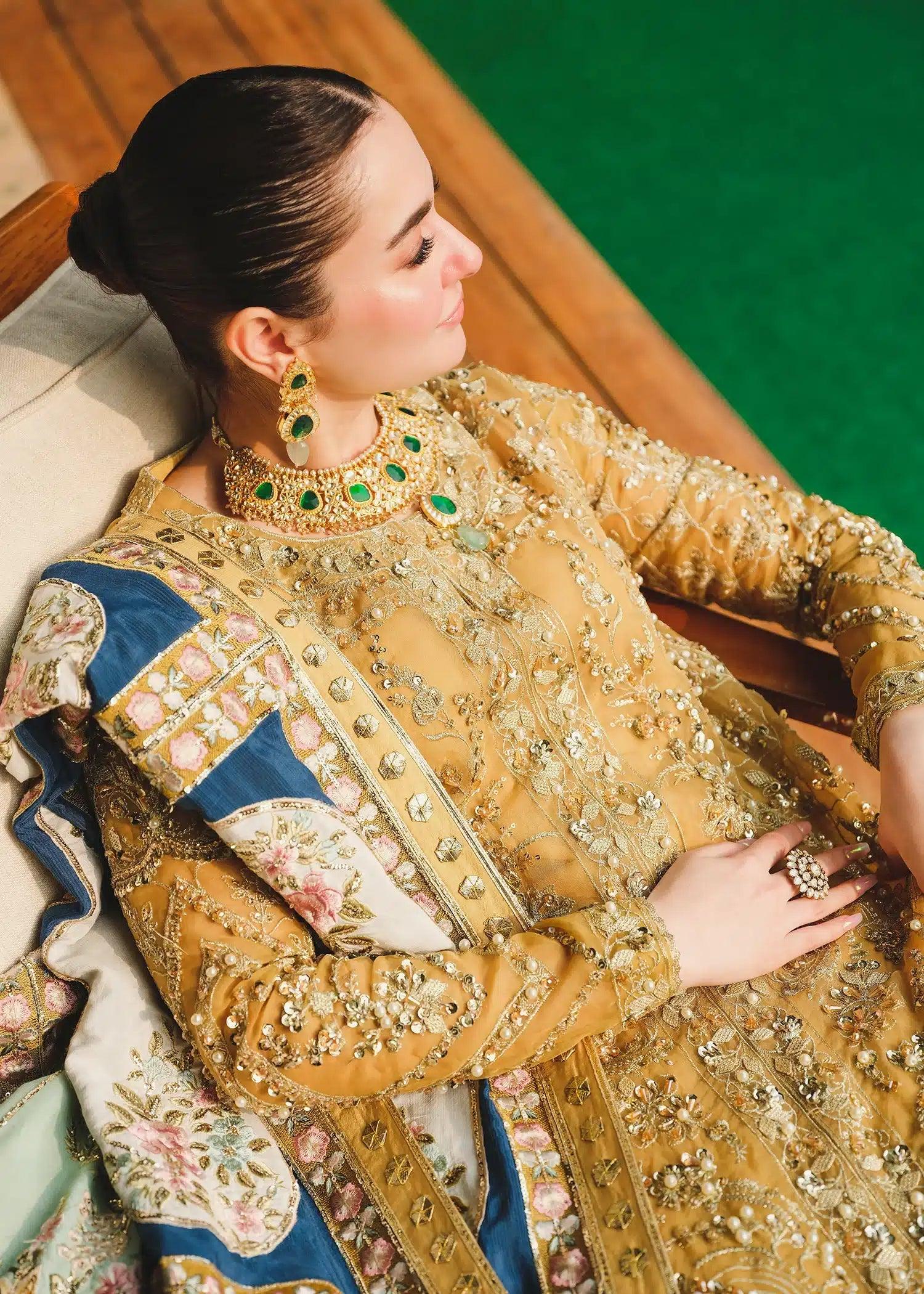 Saira Shakira | Wedding Collection 24 | Marigold - Aqsa Fabrics