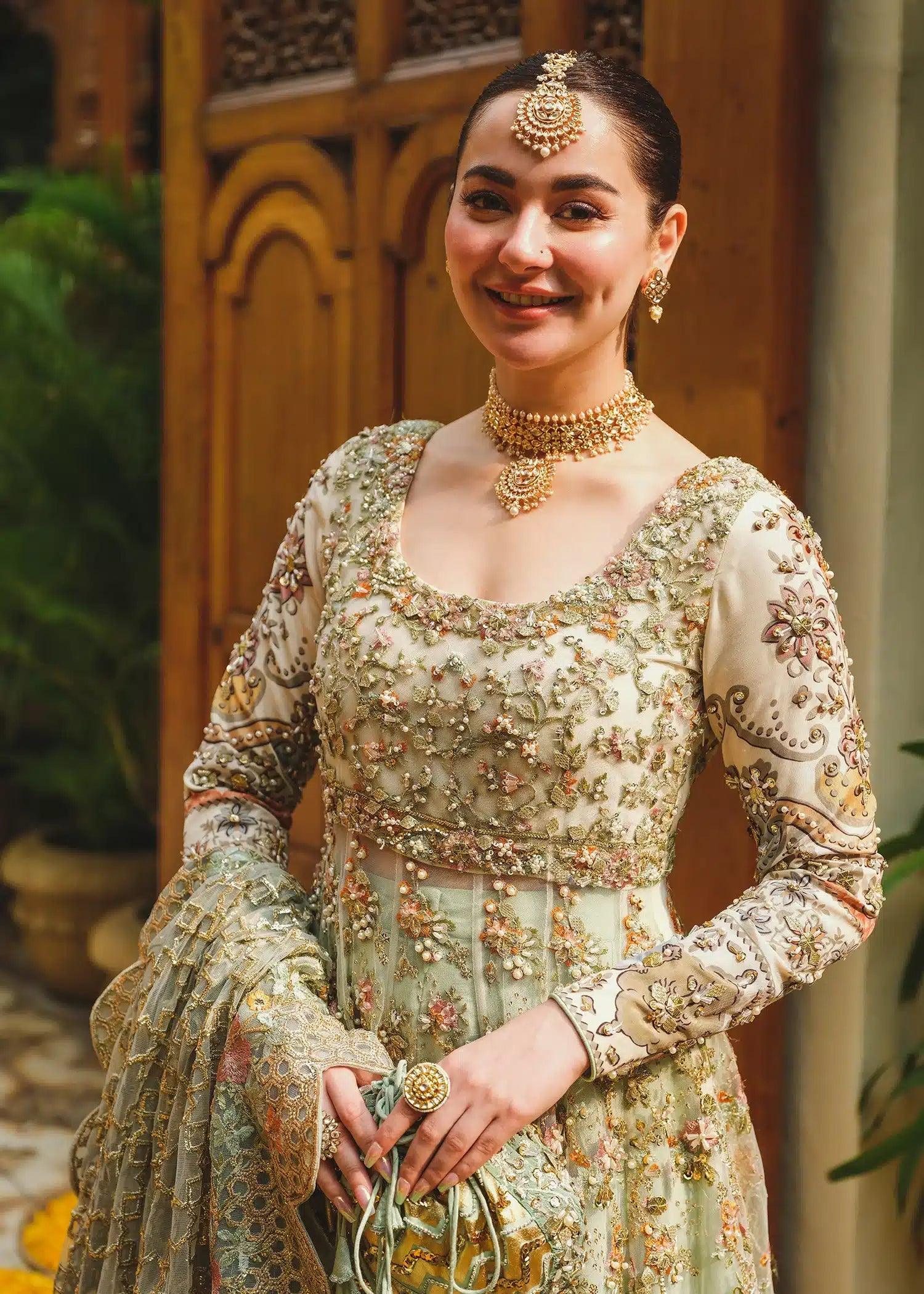 Saira Shakira | Wedding Collection 24 | Taupe - Aqsa Fabrics