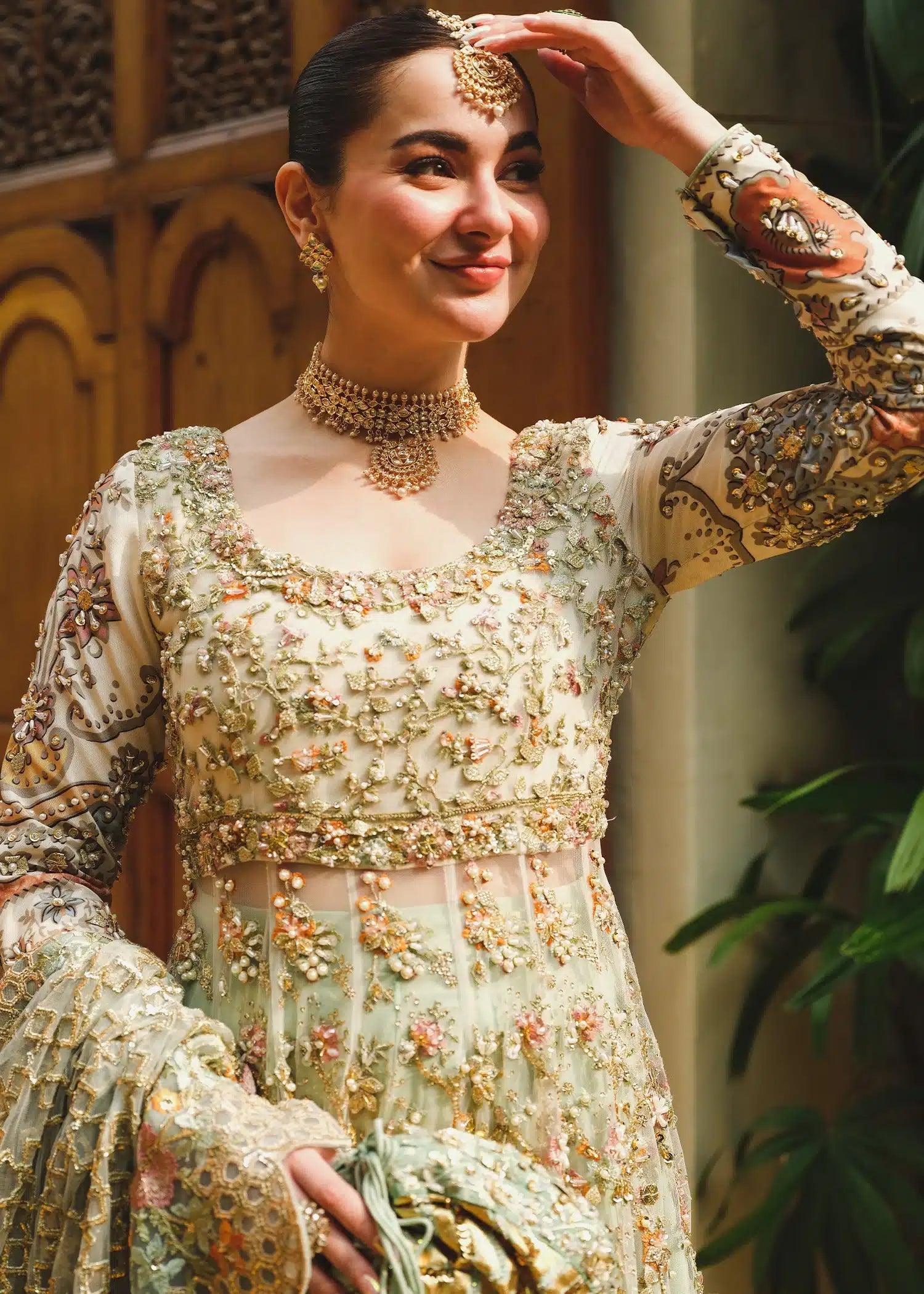 Saira Shakira | Wedding Collection 24 | Taupe - Aqsa Fabrics