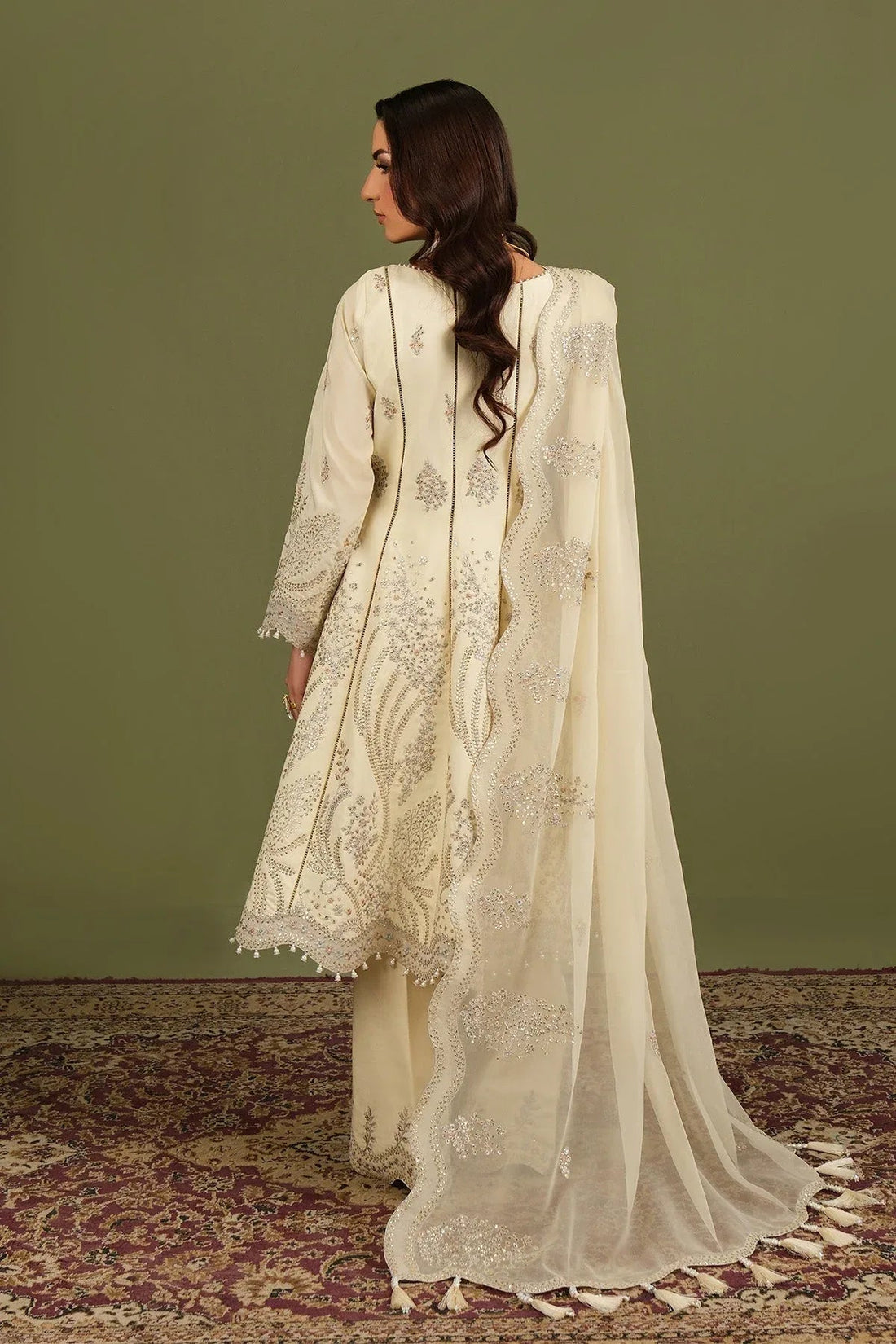 Alizeh | Luxe Raw Silk | AF-RS-13-Emily - Aqsa Fabrics