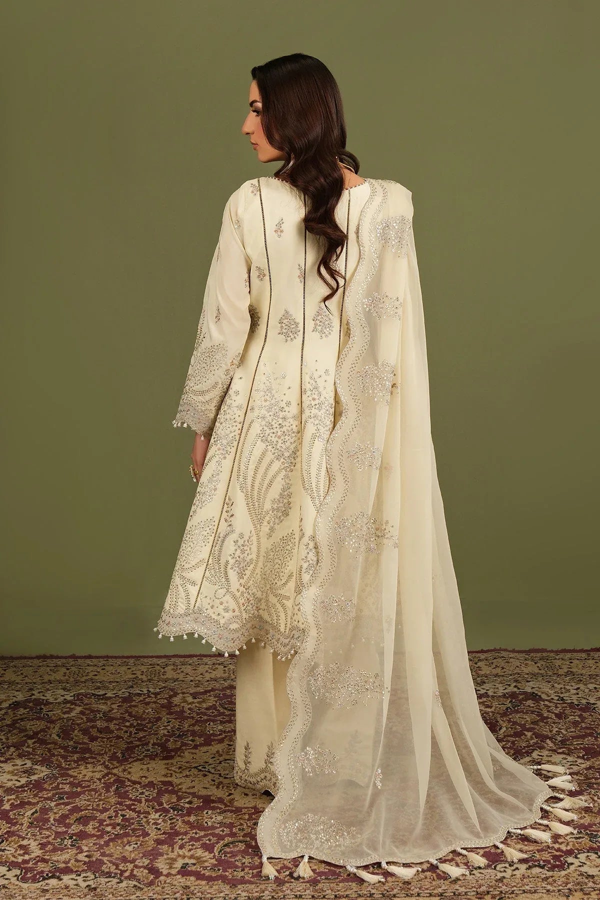 Alizeh | Luxe Raw Silk | AF-RS-13-Emily - Aqsa Fabrics