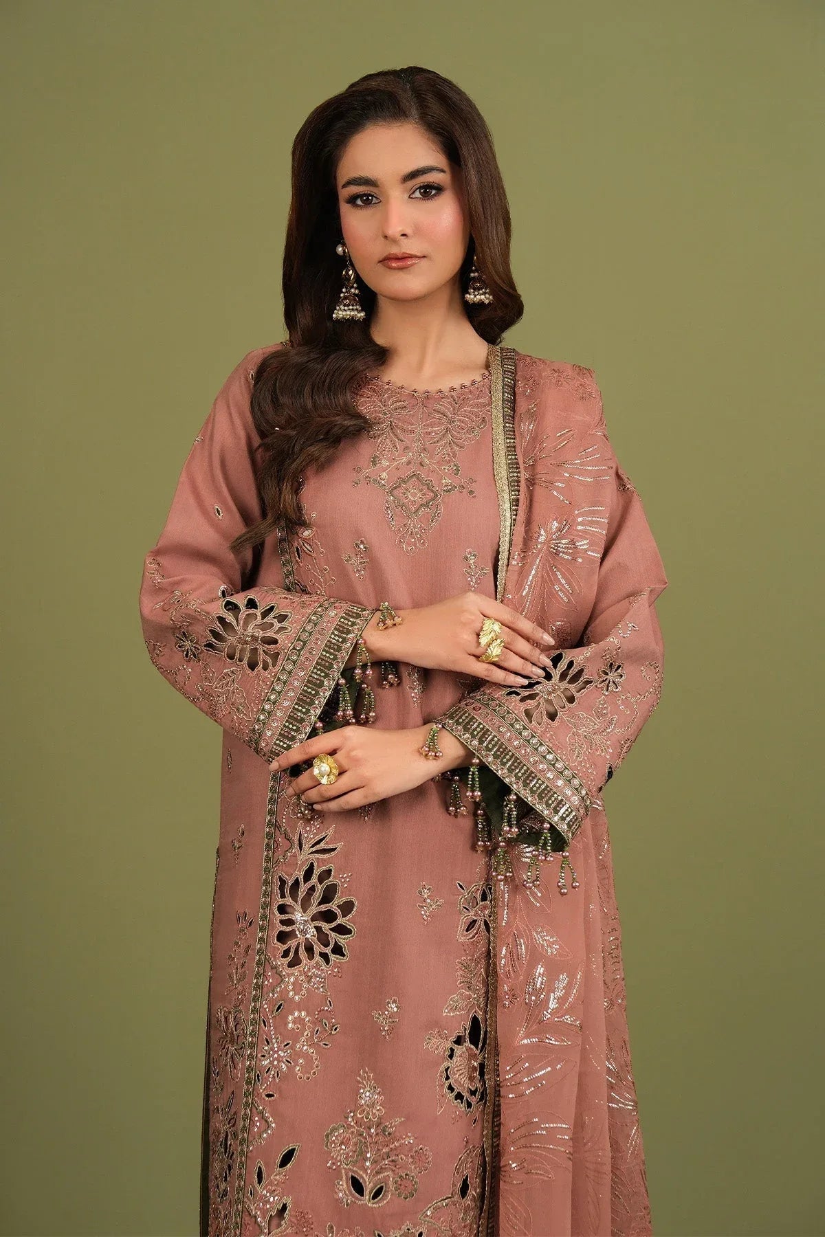 Alizeh | Luxe Raw Silk | AF-RS-12-Vesper - Aqsa Fabrics
