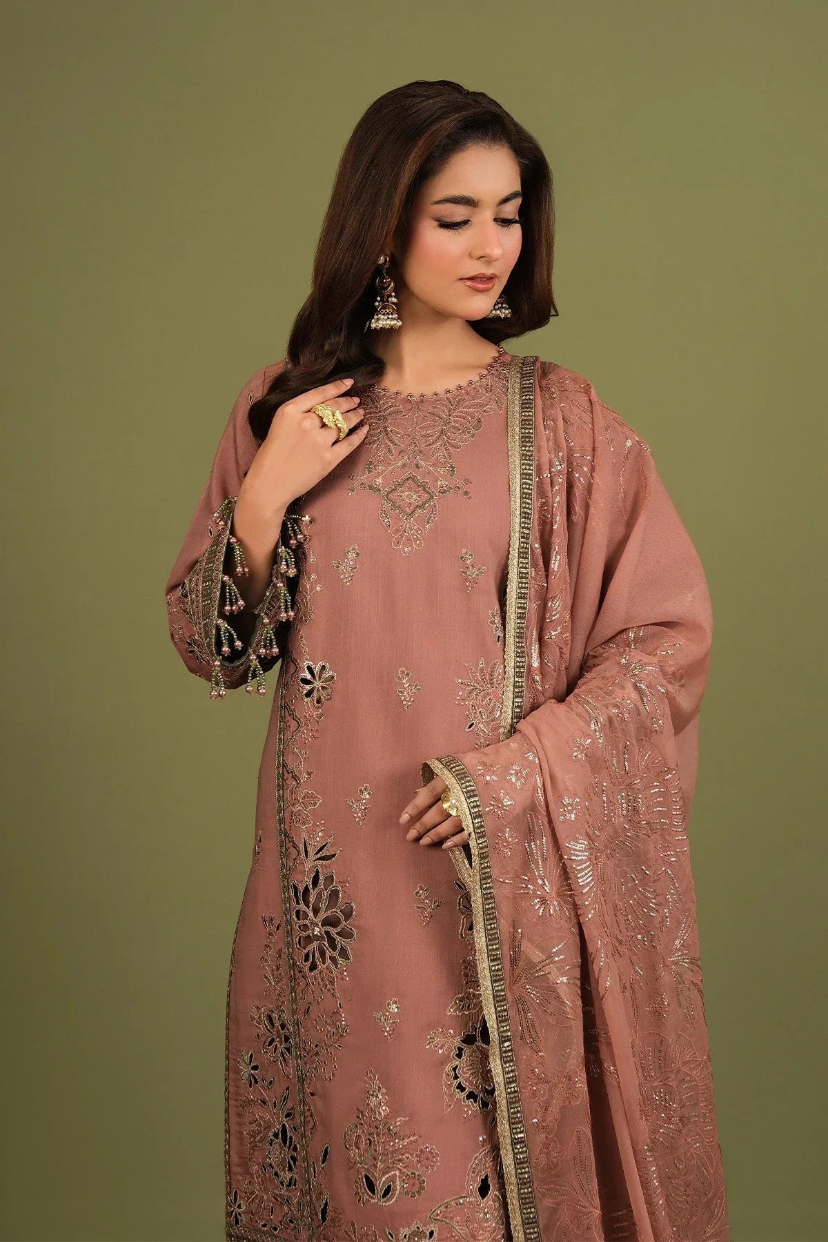 Alizeh | Luxe Raw Silk | AF-RS-12-Vesper - Aqsa Fabrics
