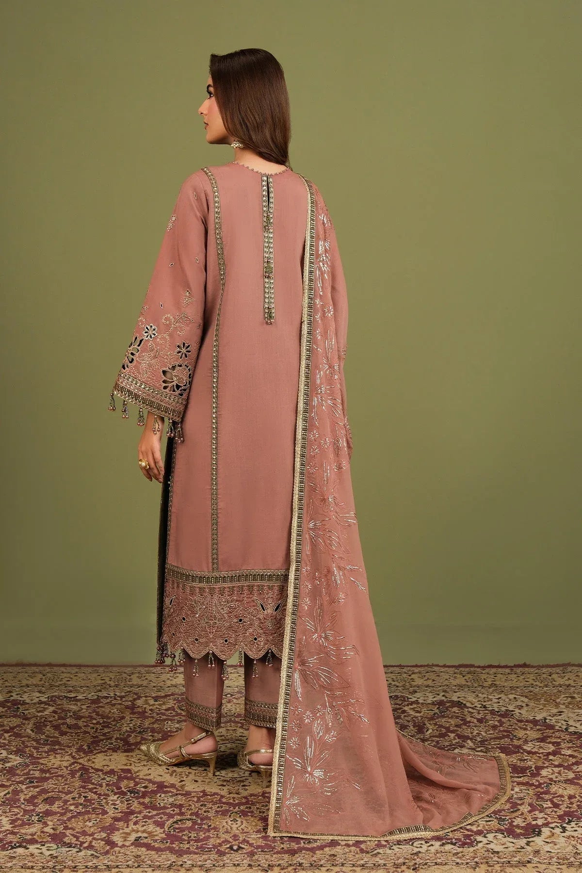 Alizeh | Luxe Raw Silk | AF-RS-12-Vesper - Aqsa Fabrics