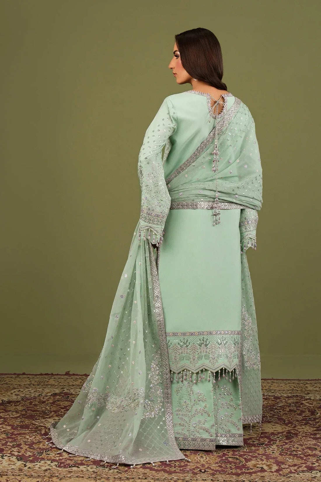 Alizeh | Luxe Raw Silk | AF-RS-15-Pearly - Aqsa Fabrics