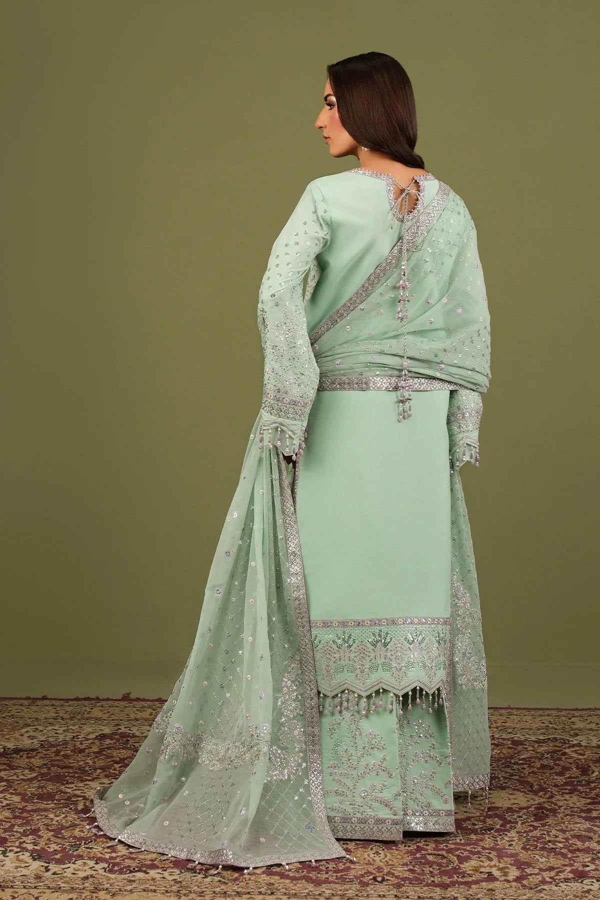 Alizeh | Luxe Raw Silk | AF-RS-15-Pearly - Aqsa Fabrics
