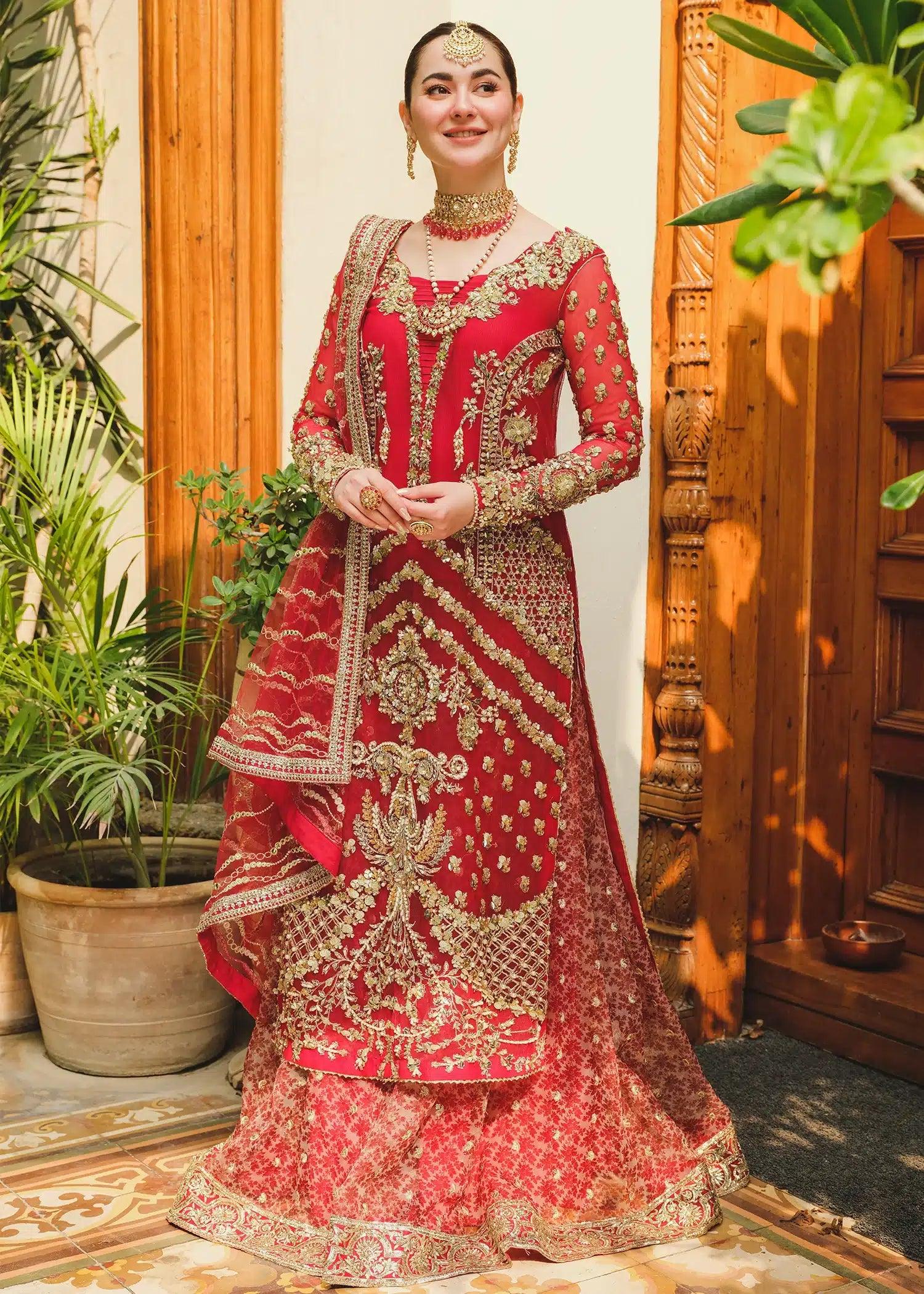 Saira Shakira | Wedding Collection 24 | Cayenne - Aqsa Fabrics
