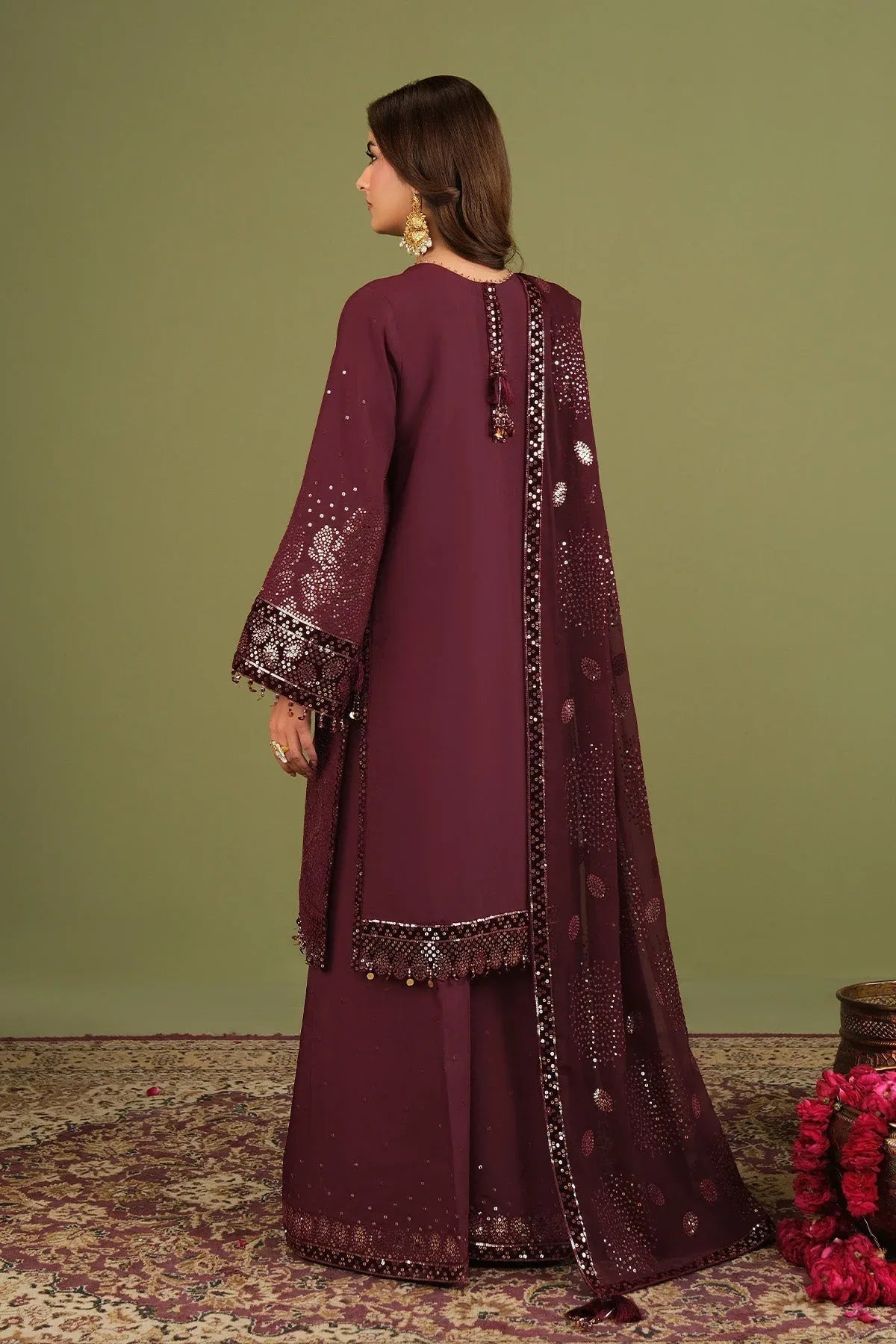 Alizeh | Luxe Raw Silk | AF-RS-16-Almas - Aqsa Fabrics