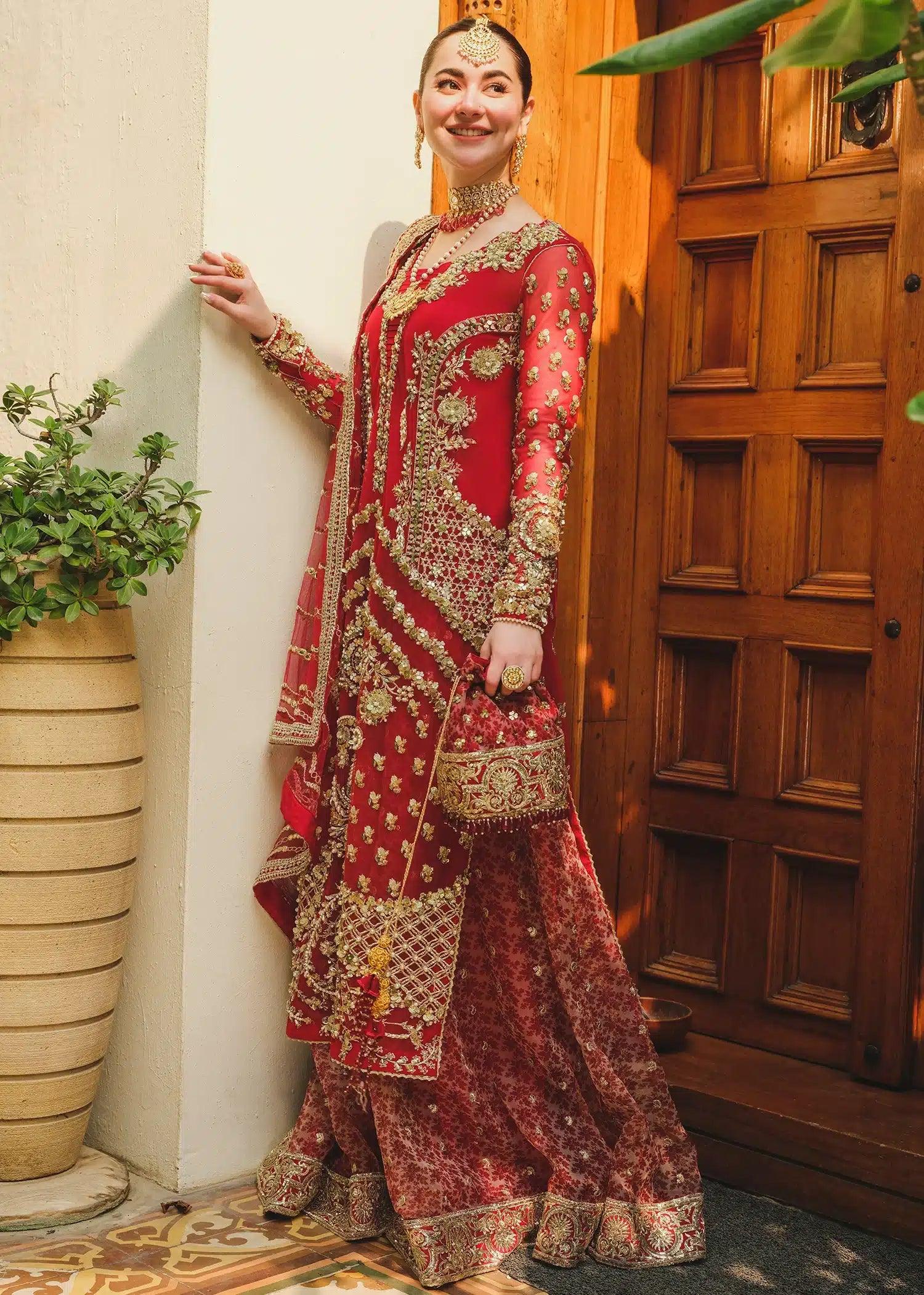 Saira Shakira | Wedding Collection 24 | Cayenne - Aqsa Fabrics